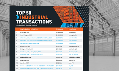 Top 50 Industrial Transactions_Generic Thumbnail