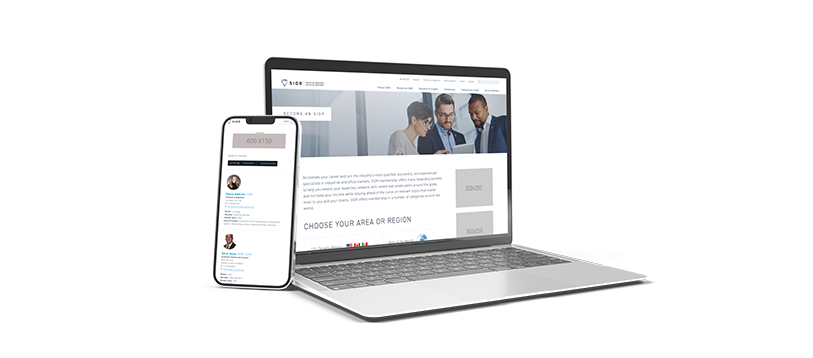 SIOR Digital advertising web graphic